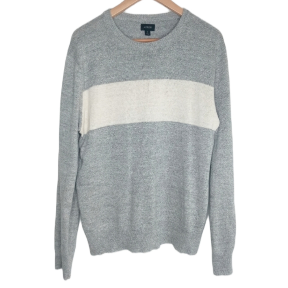 J.Crew Wool Blend Crew Neck Knit Sweater